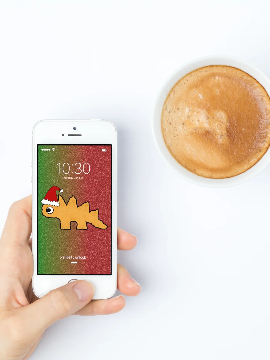 Dino Nuggies Holiday Phone Wallpaper Pack product image (3)