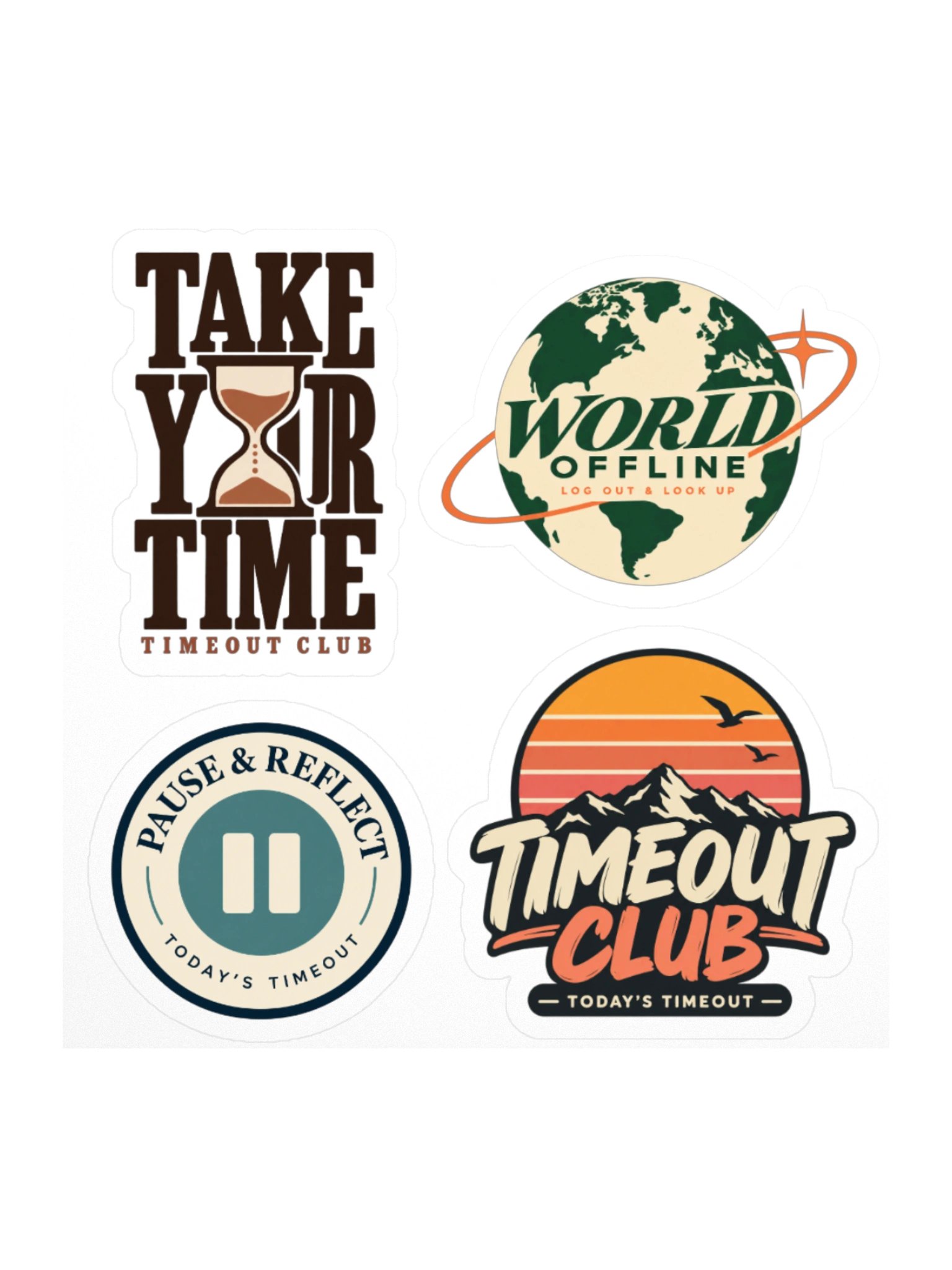 Today’s Timeout Sticker Set 1 product image (2)