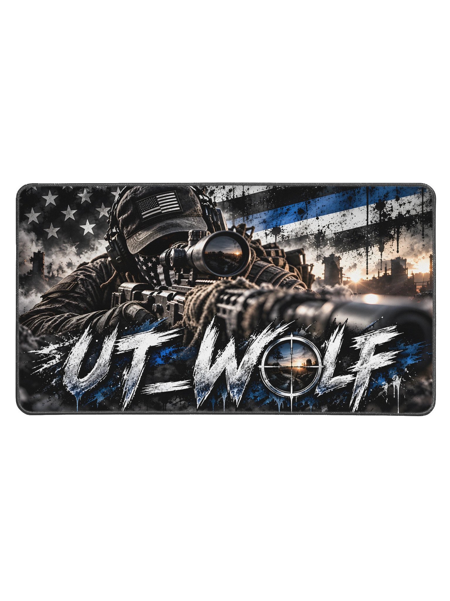 UT Wolf Desk Mat product image (1)