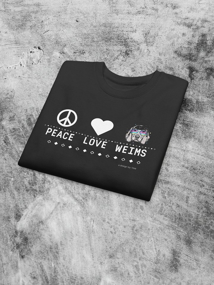 Peace Love Weims - Cotton Heritage Premium Sweatshirt product image (2)