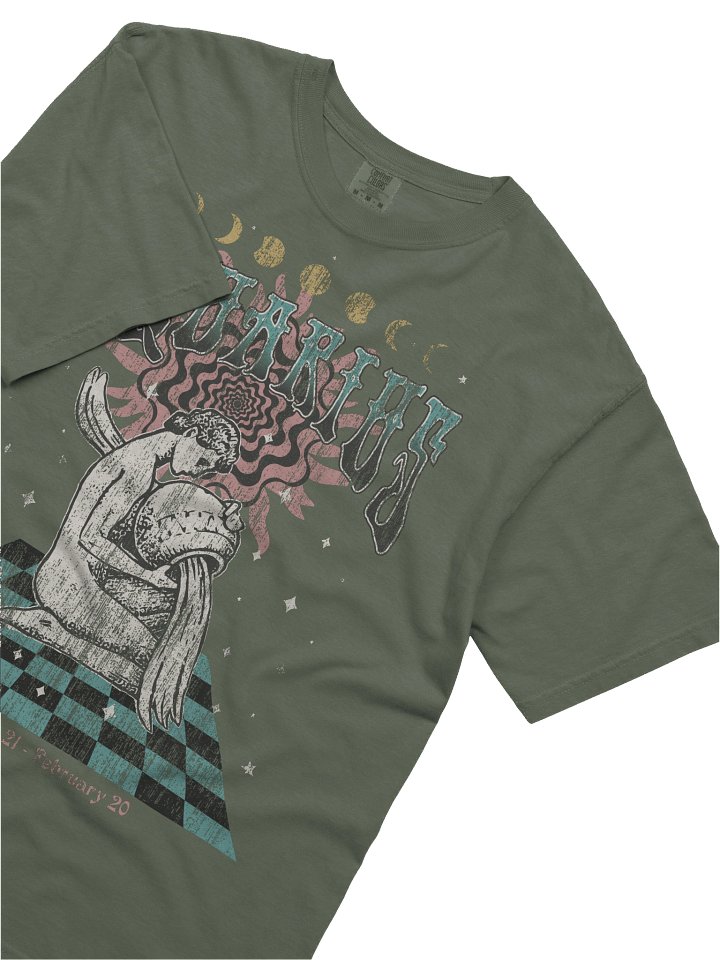 Aquarius Zodiac Shirt – January 21 to February 20 Astrology Graphic Tee product image (42)