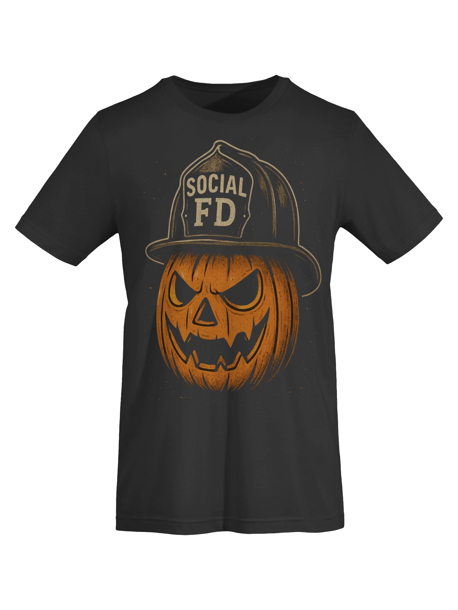 Spooky Social FD Pumpkin T-Shirt product image (7)