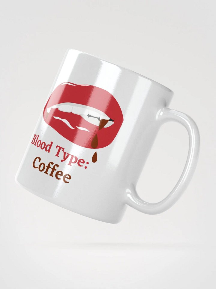 Blood Type: Coffee - White Glossy Mug product image (2)