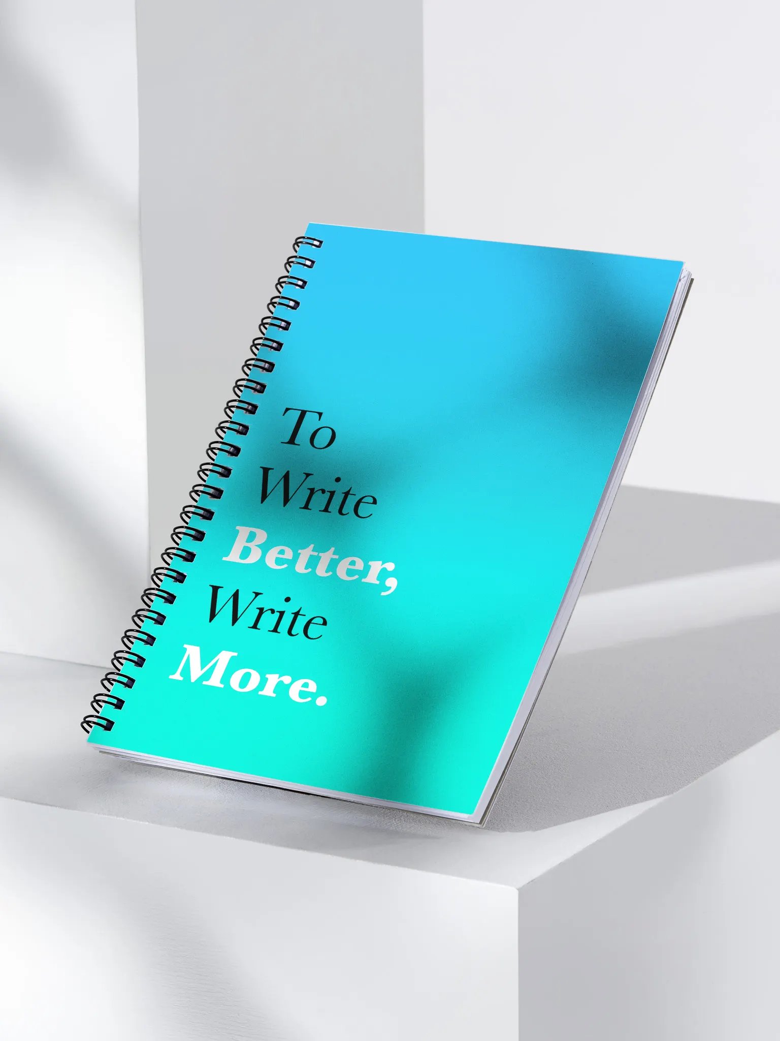 "To Write Better, Write More." Notebook Journal product image (3)