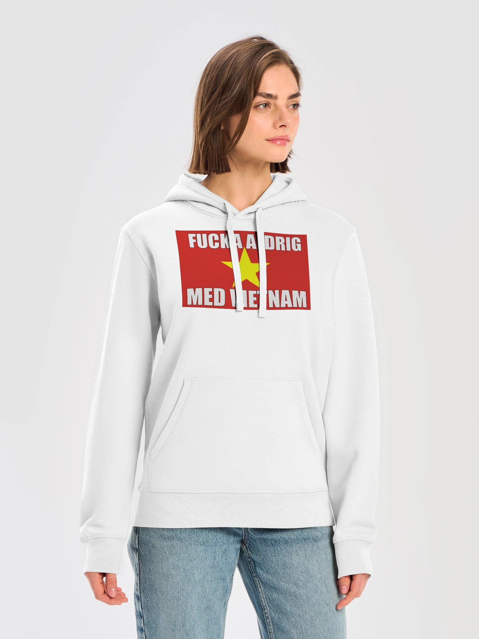 Fucka aldrig med Vietnam (Organic Premium Hoodie) product image (3)