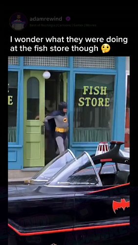 I need answers 😆 

Long before Batman became dark, gritty and brooding, there was Adam West's Batman... and it was stupidly r...
