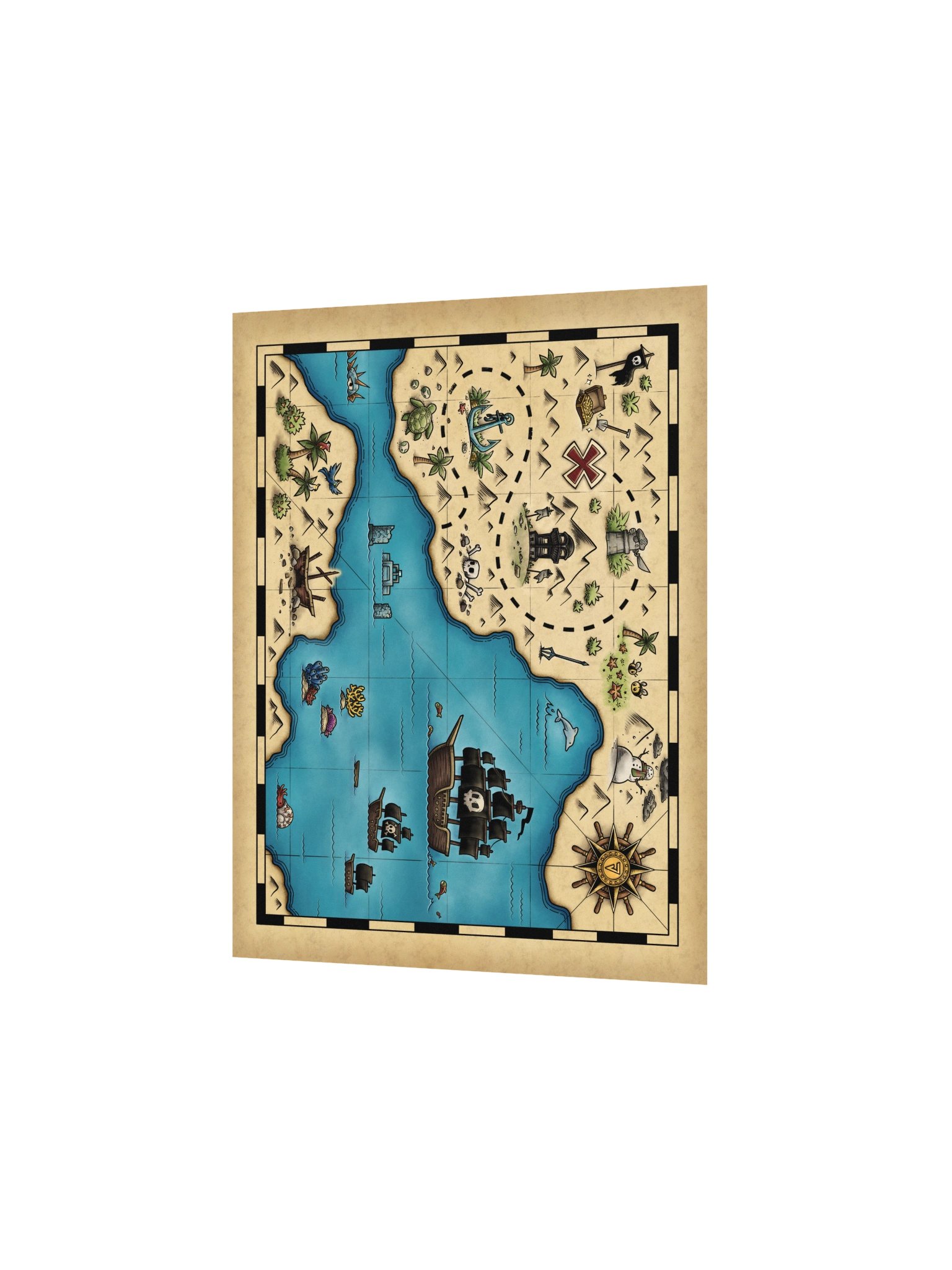 Capt. Sal's Lost Treasure Map Poster! (Small Size) product image (2)