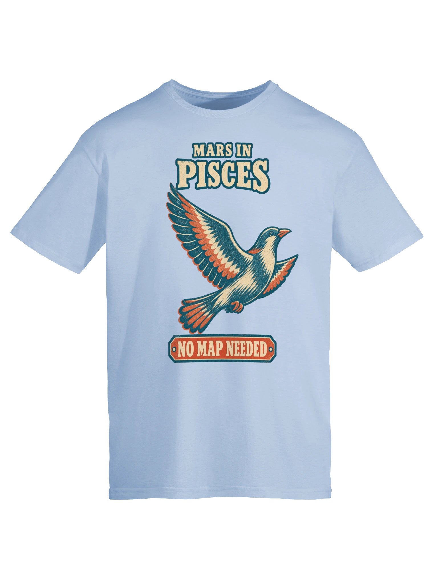 Mars in Pisces No Map Needed Tee product image (5)