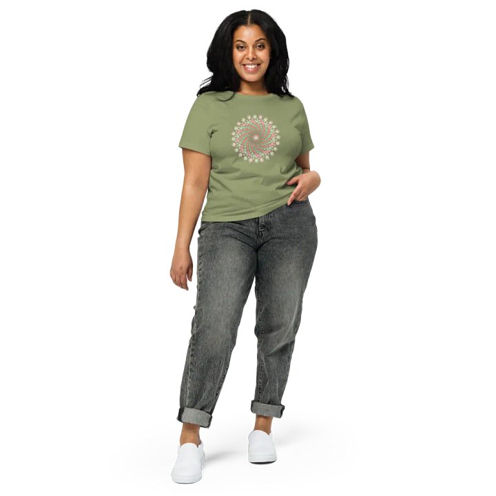 Green and Pink Mandala T-Shirt product image (17)
