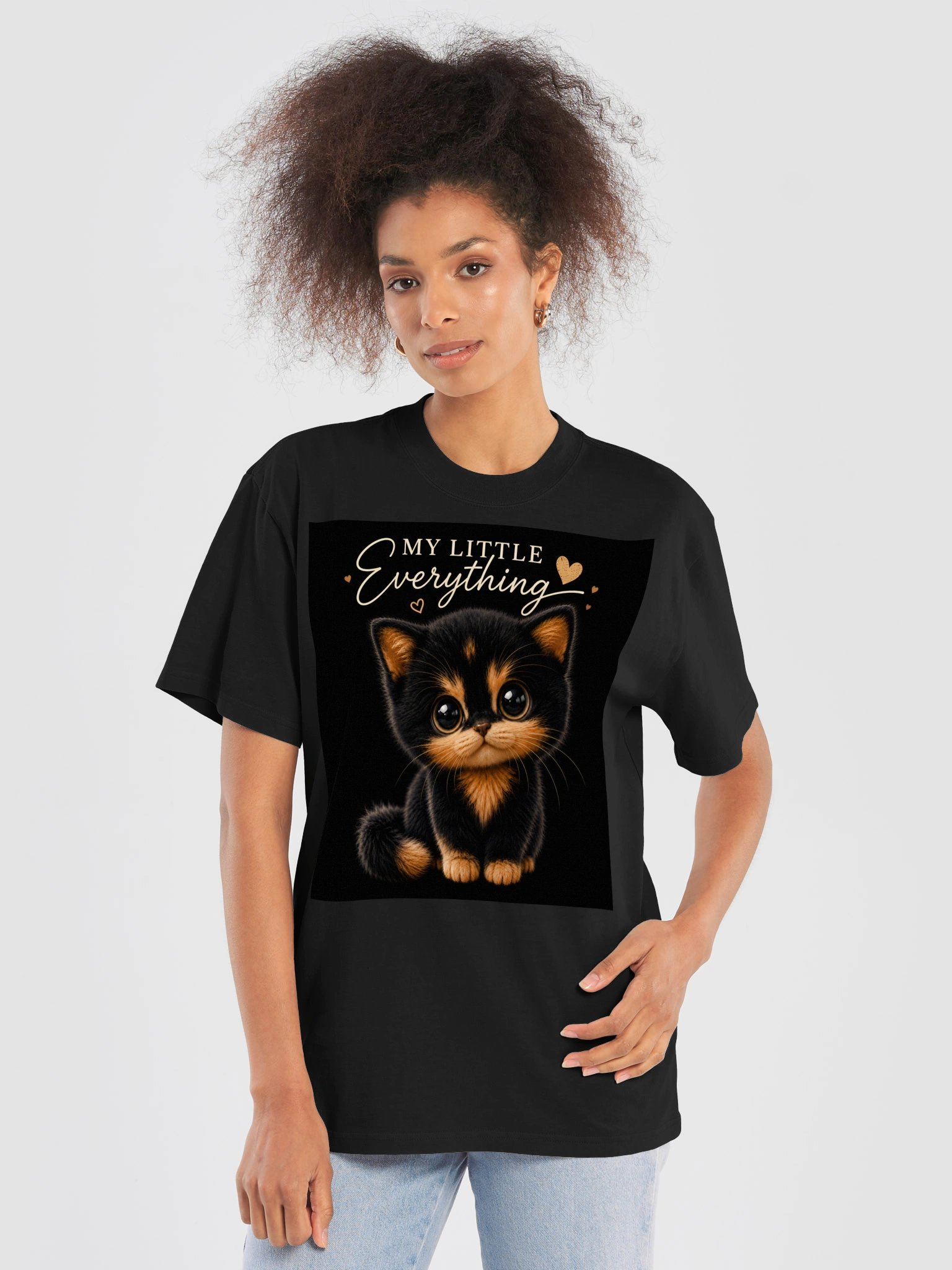 My Little Everything Cat T-Shirt, Cute Kitten Shirt, Cat Lover Gift, Cat Mom Gift, Oversized product image (6)