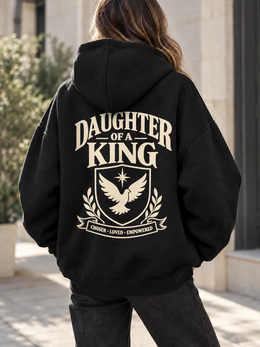 Daughter of a King PNG – Christian Women's Shirt Design product image (3)