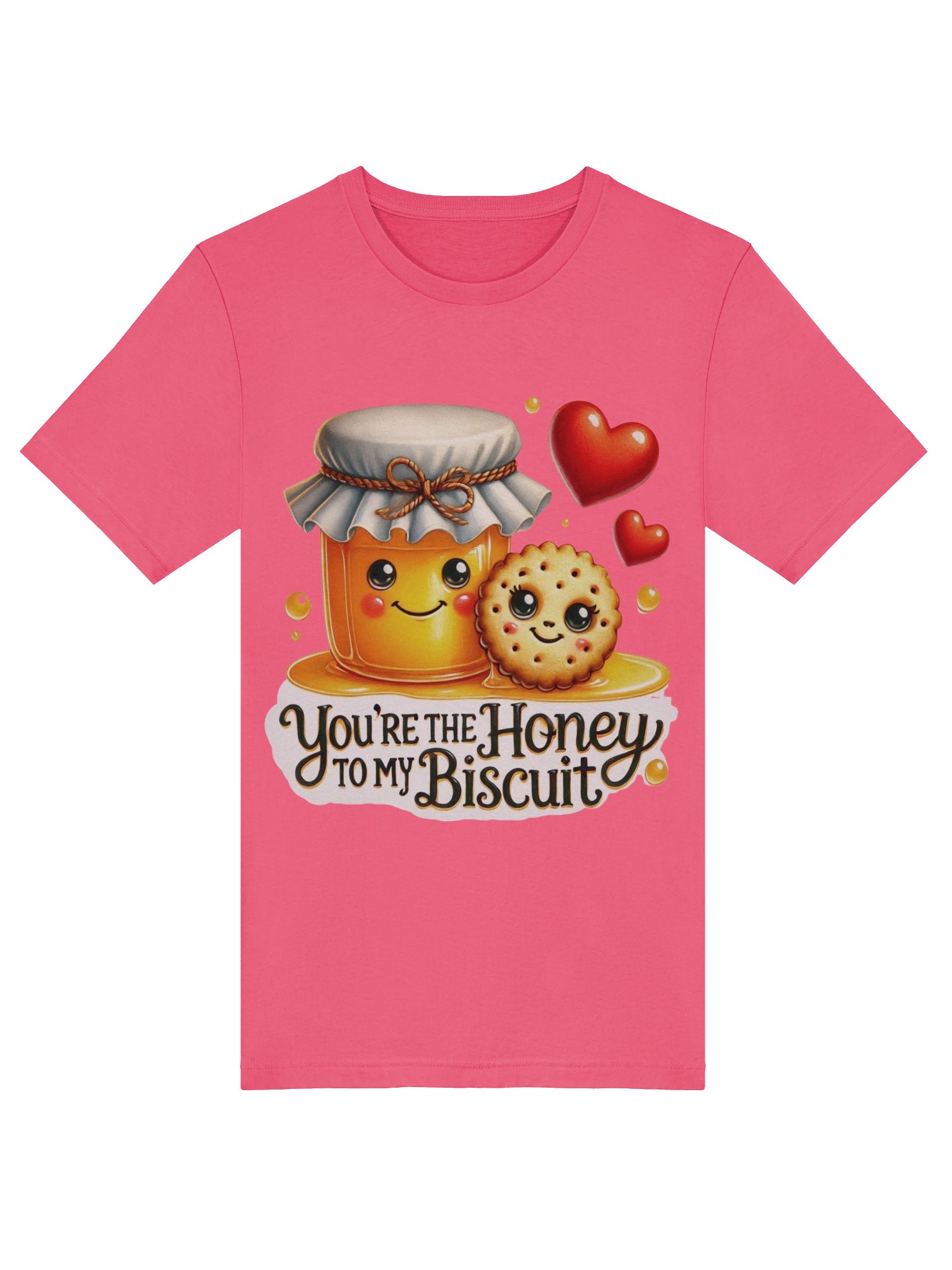 You're the Honey to my Biscuit Graphic Tee: Sweet Duo Love T-Shirt product image (24)