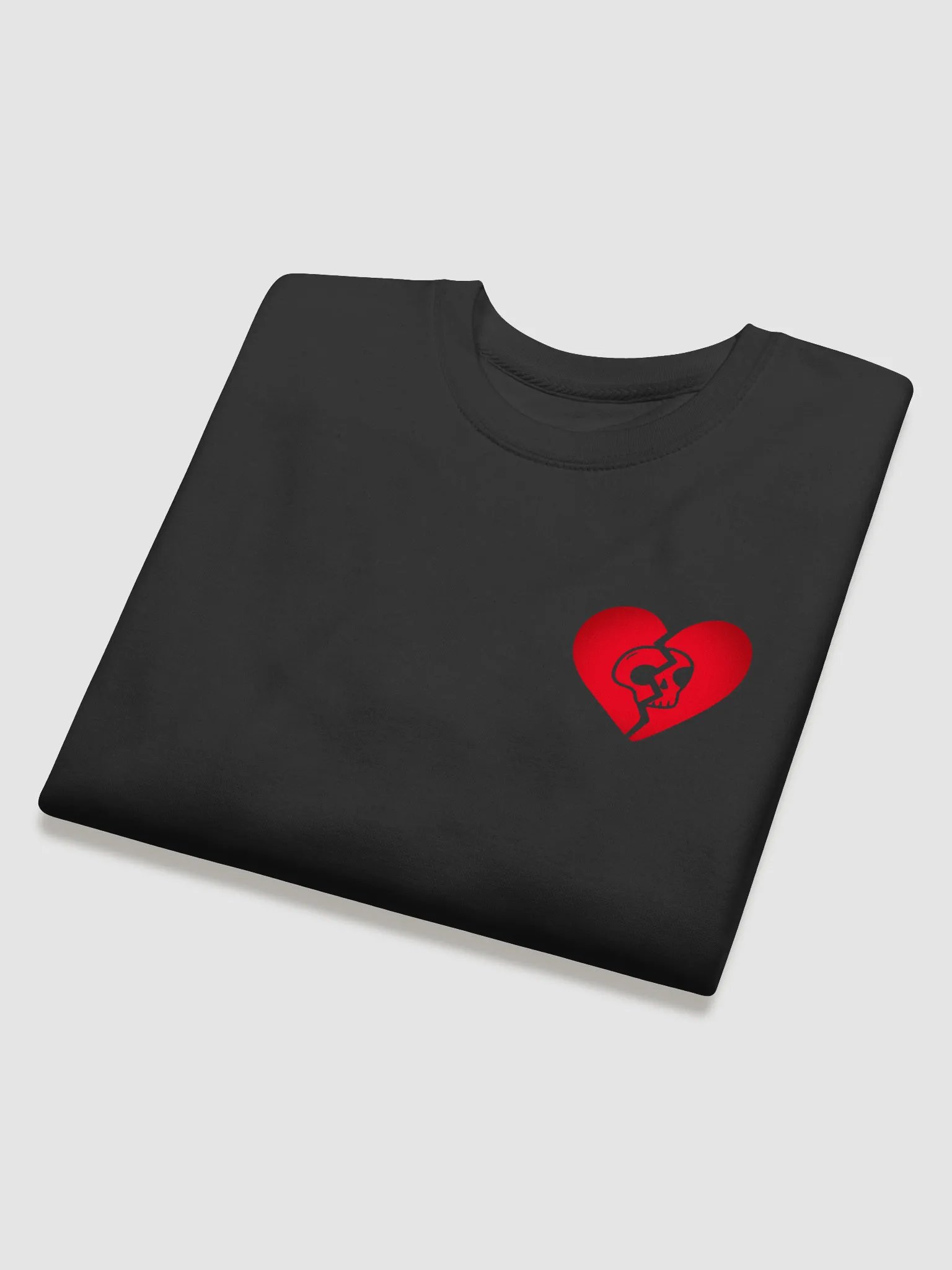 Broken heart skull tee product image (4)