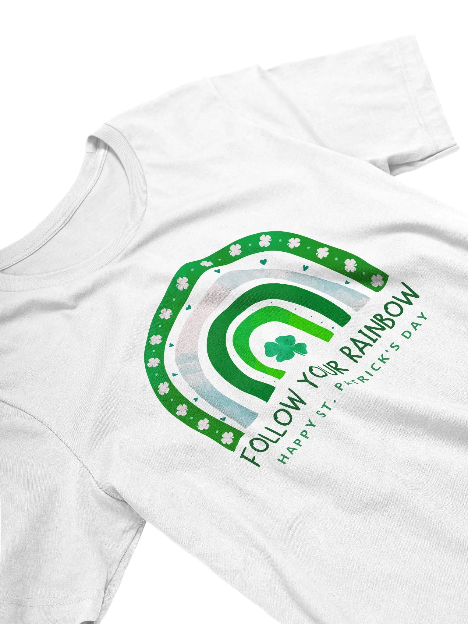 St. Patrick's Day Follow Your Rainbow T-Shirt product image (3)