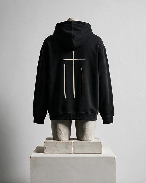 TRINITY TRACE ORGANIC-BLEND OVERSIZED UNISEX HOODIE