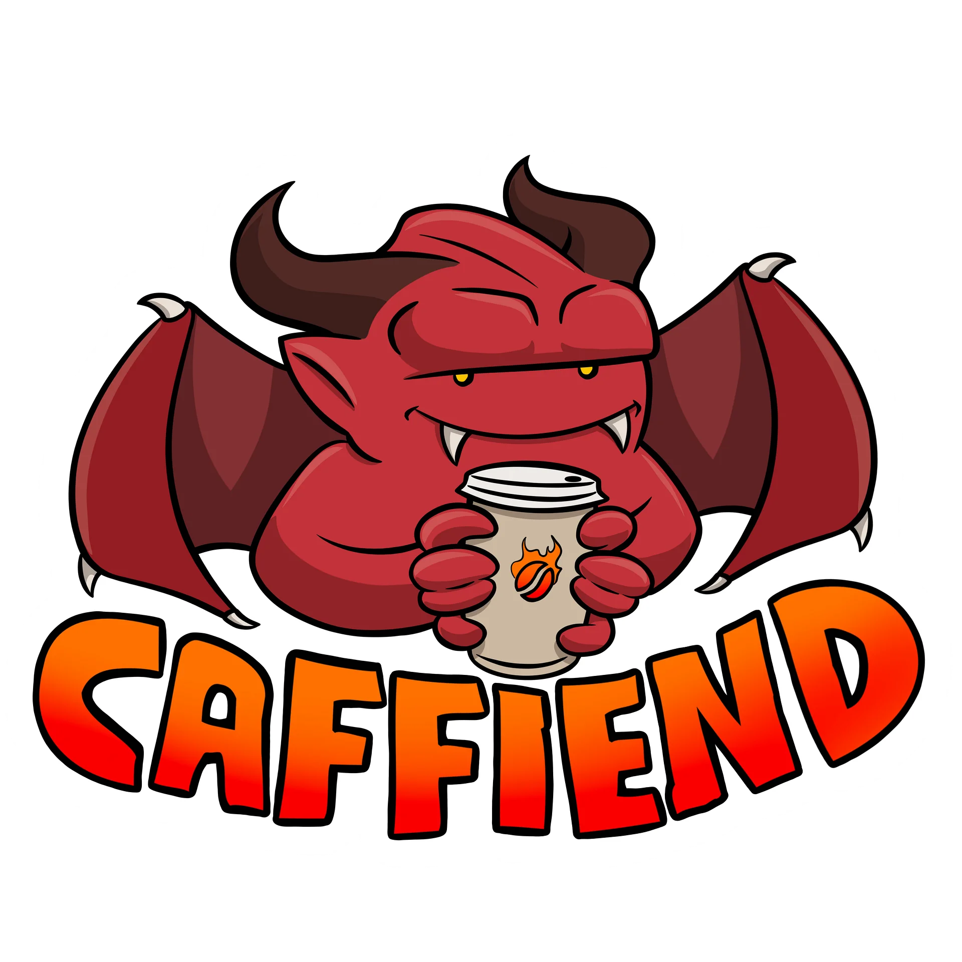 3" Caffiend Sticker product image (1)