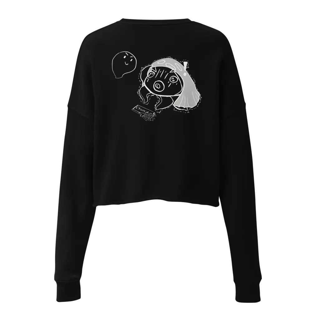 CROPPED SWEATSHIRT SCARED NANA product image (1)