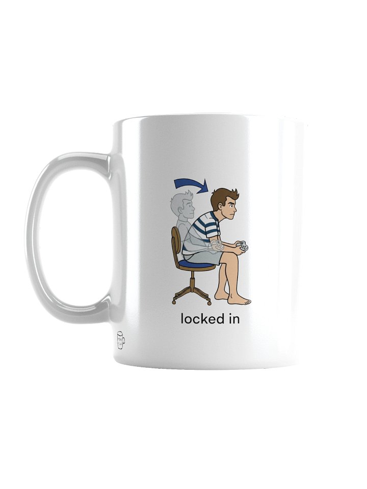Locked In Mug – Funny Gamer Coffee Mug for Gaming Enthusiasts | 11oz Meme Mug product image (1)