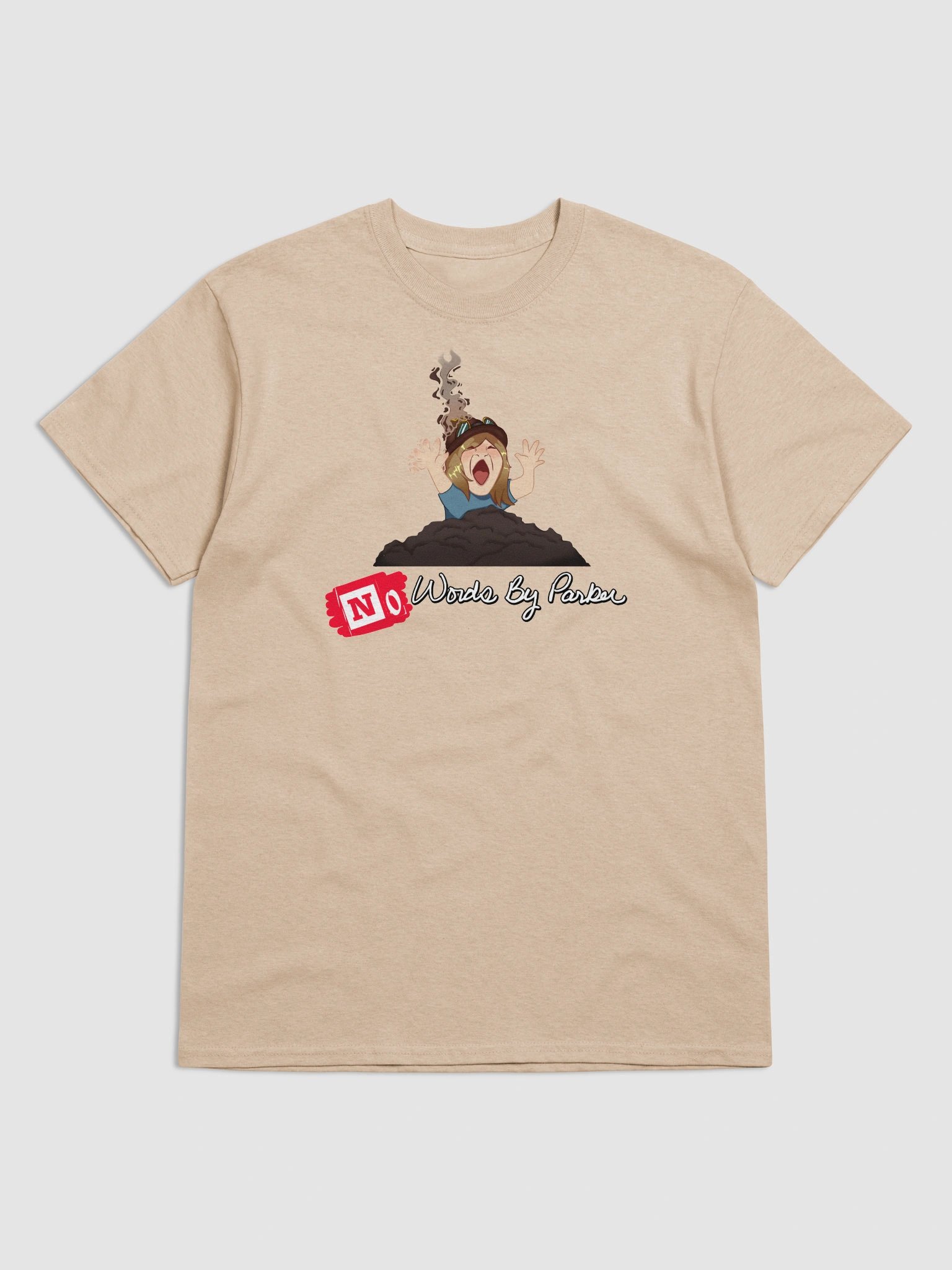 "No Words By Parker" T-shirt (heavyweight) product image (2)