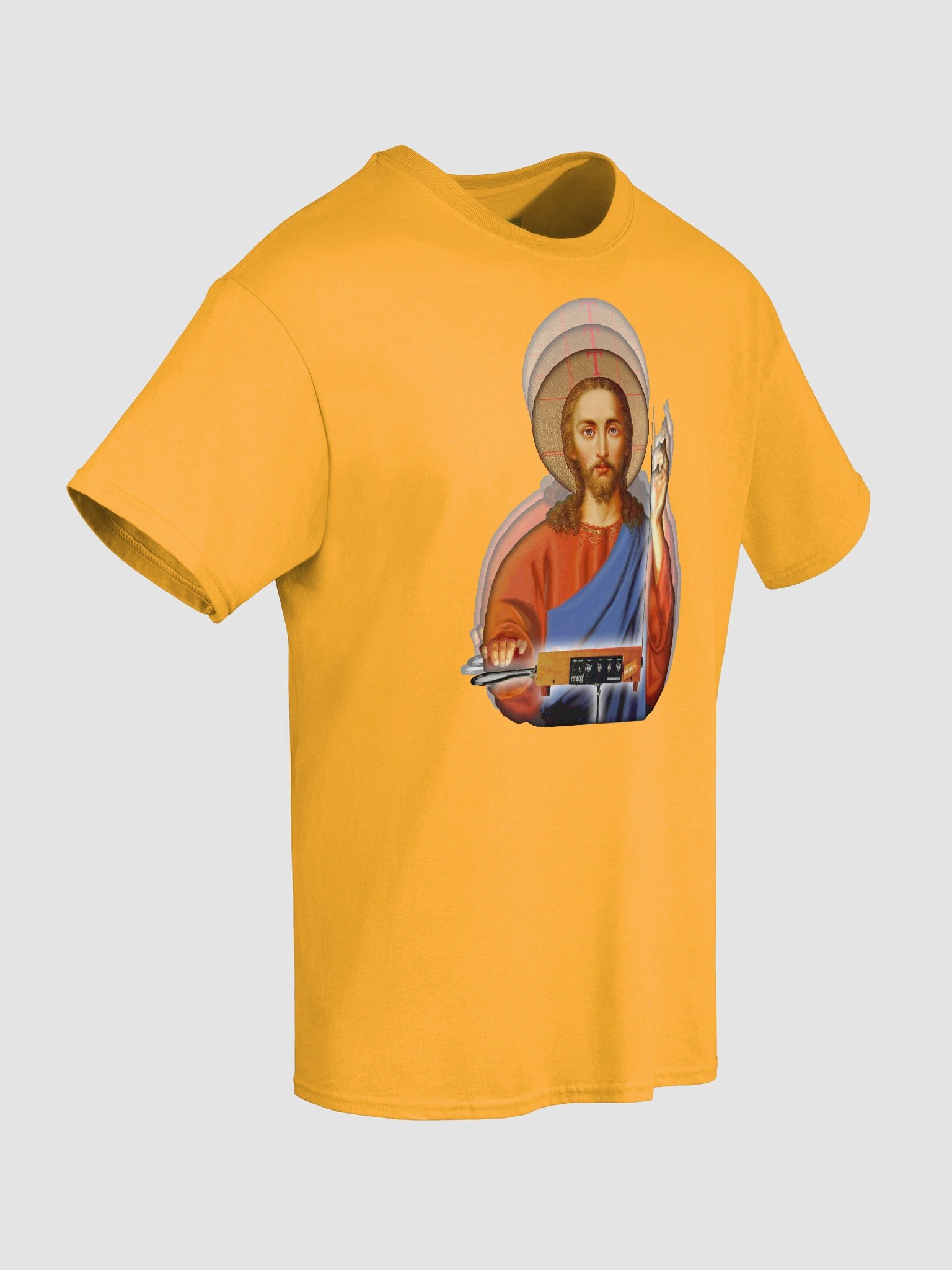The Holy Theremin by Frank Fonik, Techno EDM Unisex t-shirt product image (8)