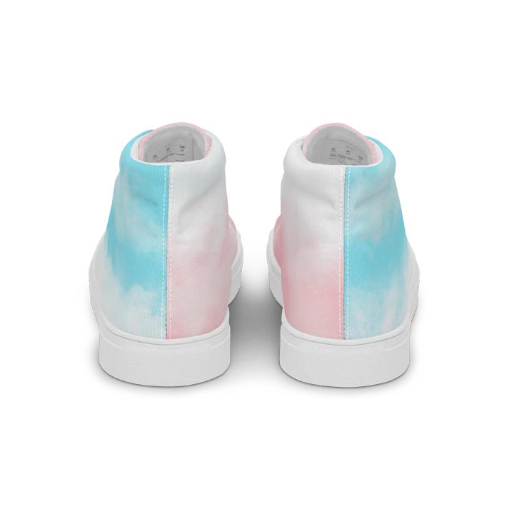 Woman's High-Top Sneakers (Cloudy Skies) product image (2)