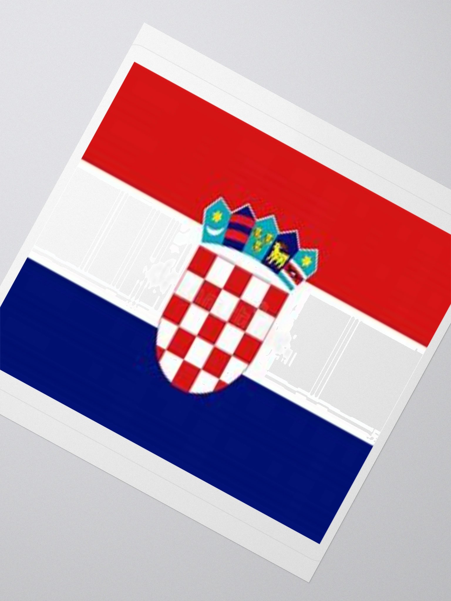 Croatia Flag Sticker | Chequered Coat of Arms Design | Durable Vinyl | 3 Sizes product image (5)