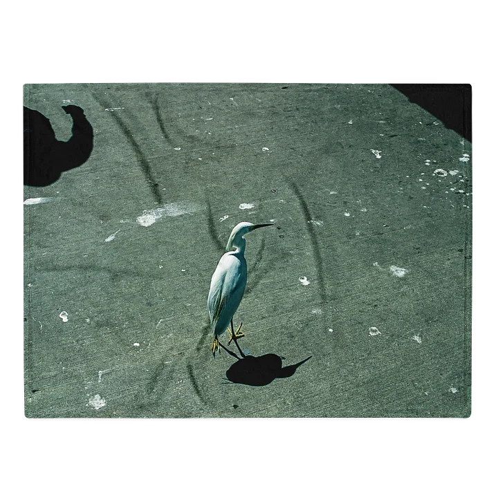 Snowy Egret Blanket product image (2)