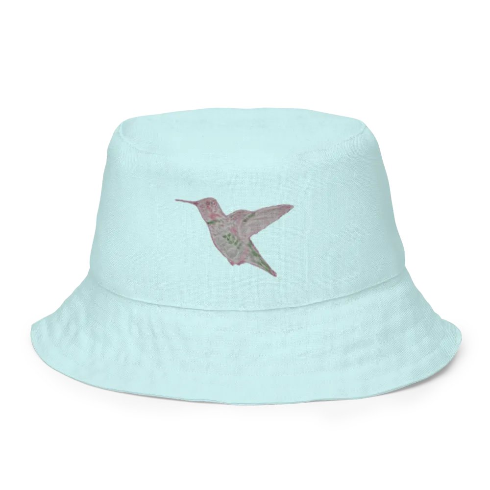 Hand-Drawn Hummingbird Bucket Hat product image (1)