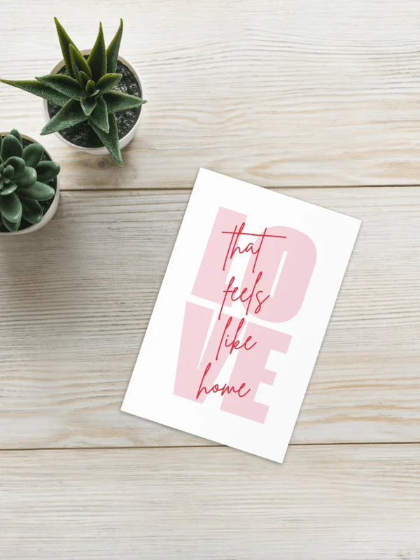 Love that feels like home Romantic Card product image (4)