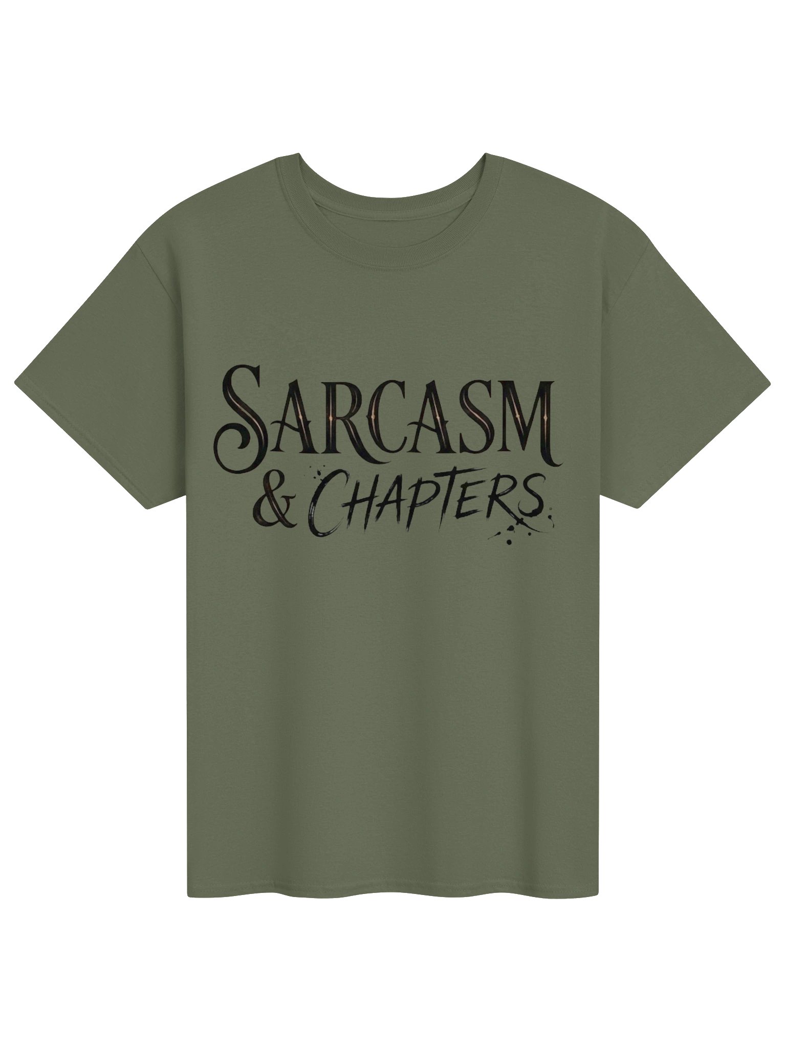 "Sarcasm & Chapters" Comfort Tee | Bookish Edition product image (12)