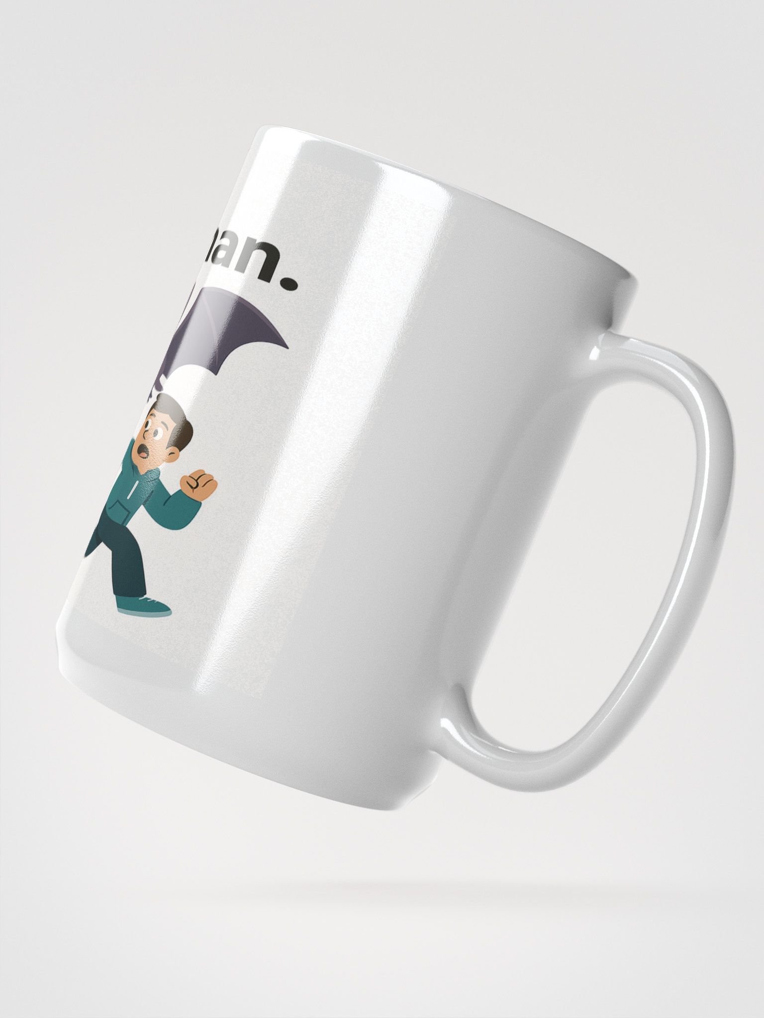 Bat Mania White Glossy Mug product image (2)