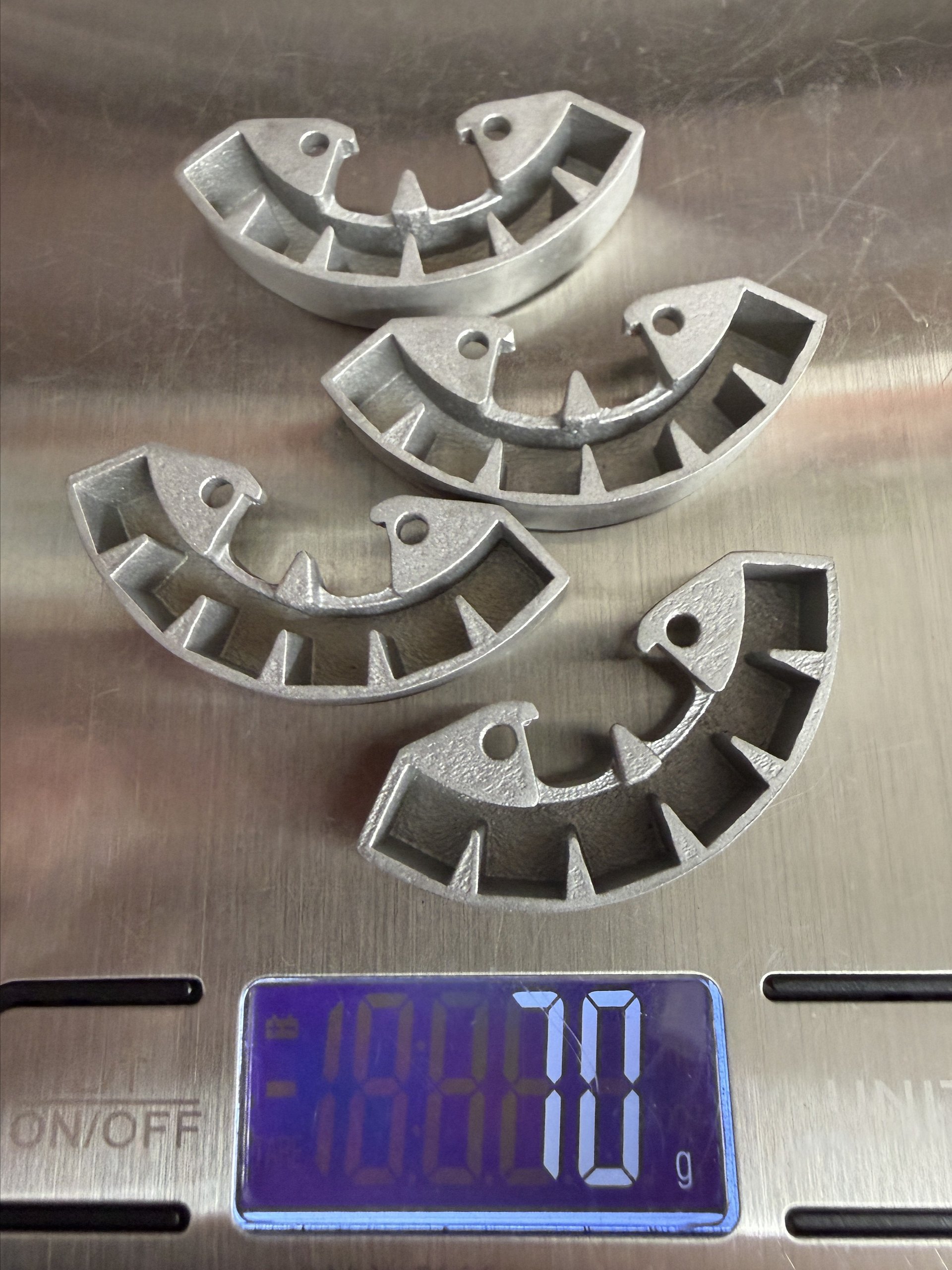 Capra Weight Hangers - Narrow 3-Row (250g) TUNGSTEN NOT INCLUDED product image (8)