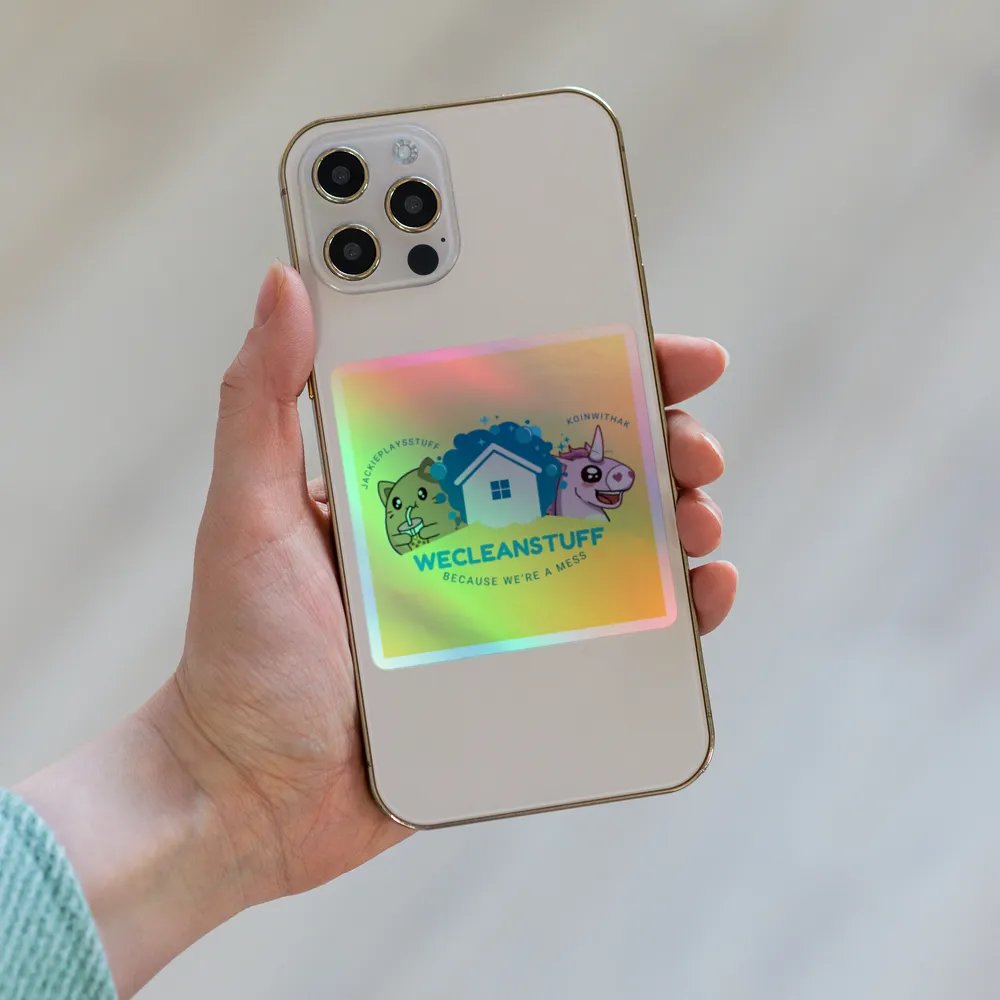 WECLEANSTUFF Holographic Sticker product image (8)