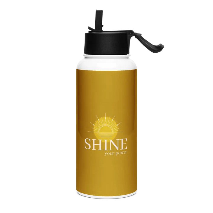 Stainless Steel Water Bottle with a Straw Lid SWFB0110 product image (1)