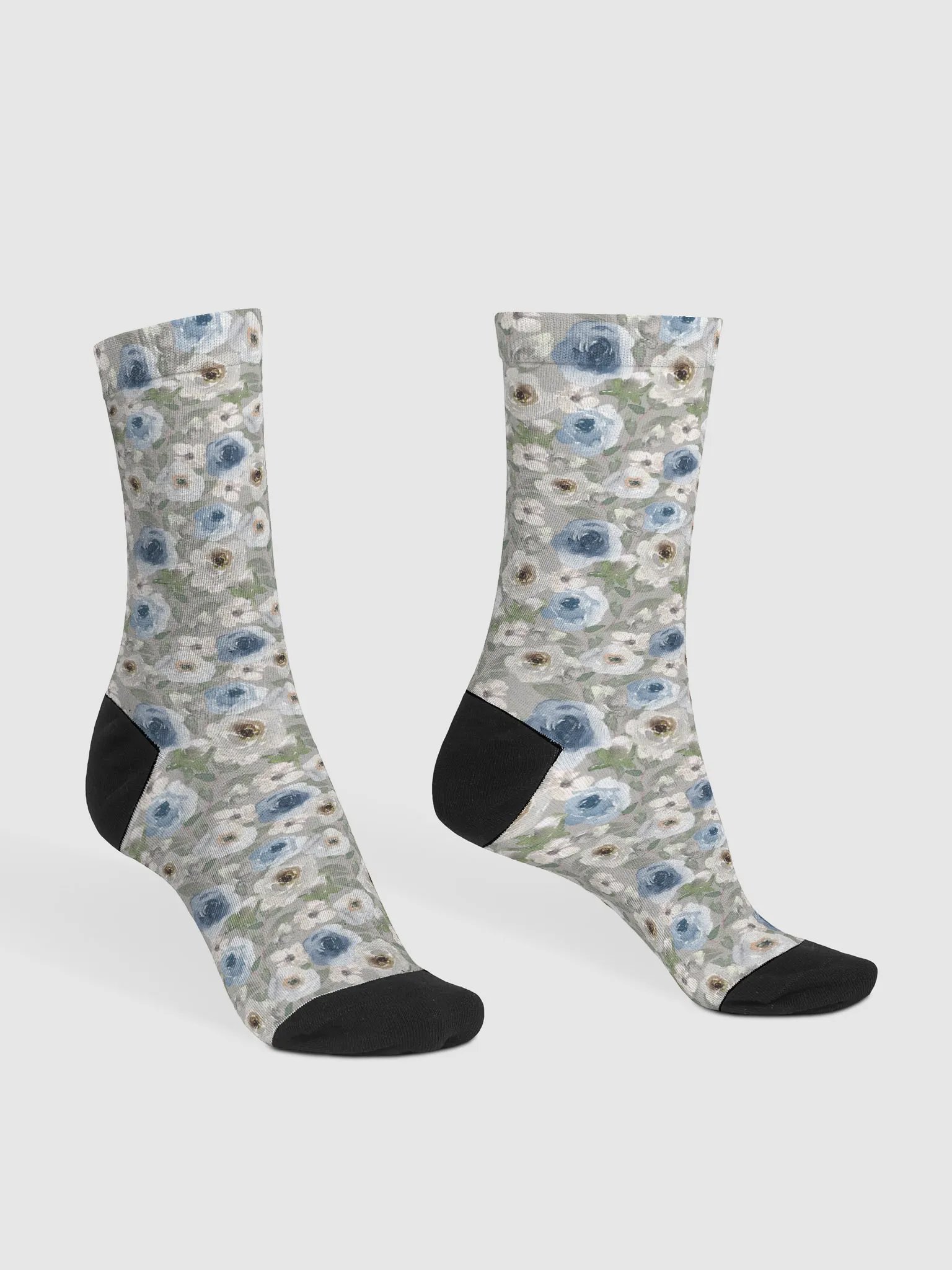 Grey Roses Socks product image (3)