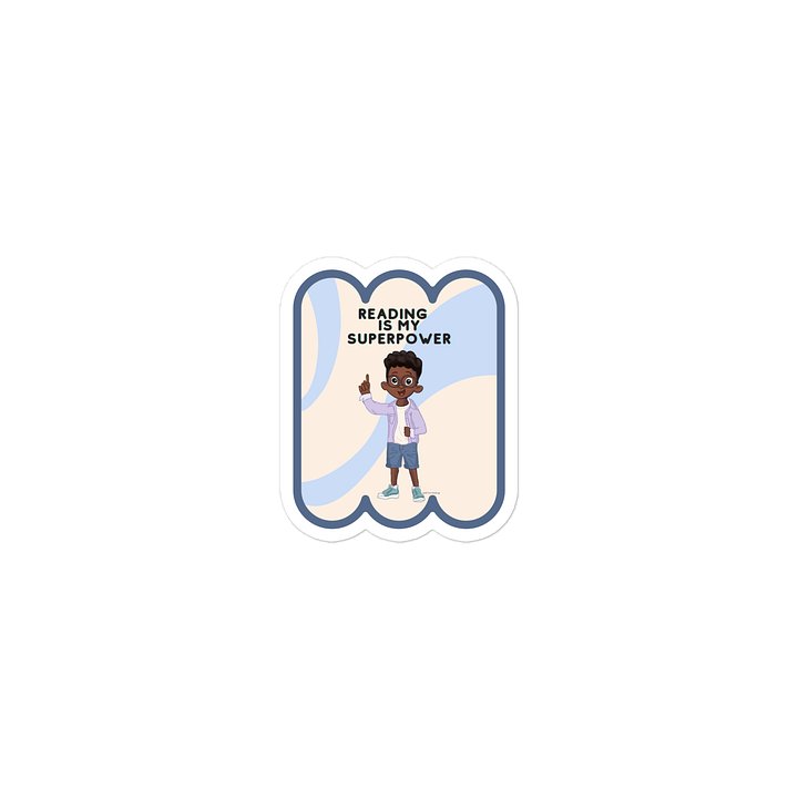 Reading is My Superpower Die Cut Sticker product image (2)