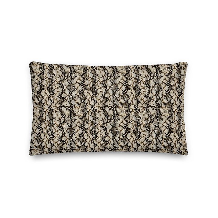 Beige Snake Pattern Pillow product image (1)