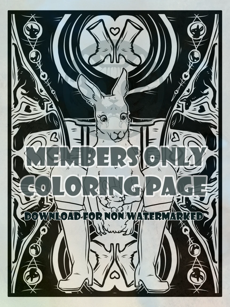 Leggy-Roo Coloring page product image (1)