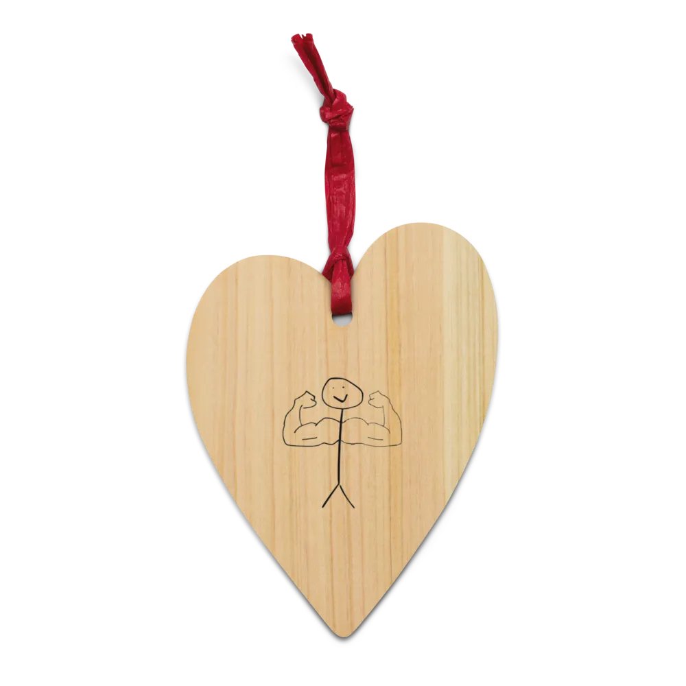 Bulked Up Vibes Wooden Ornaments product image (2)