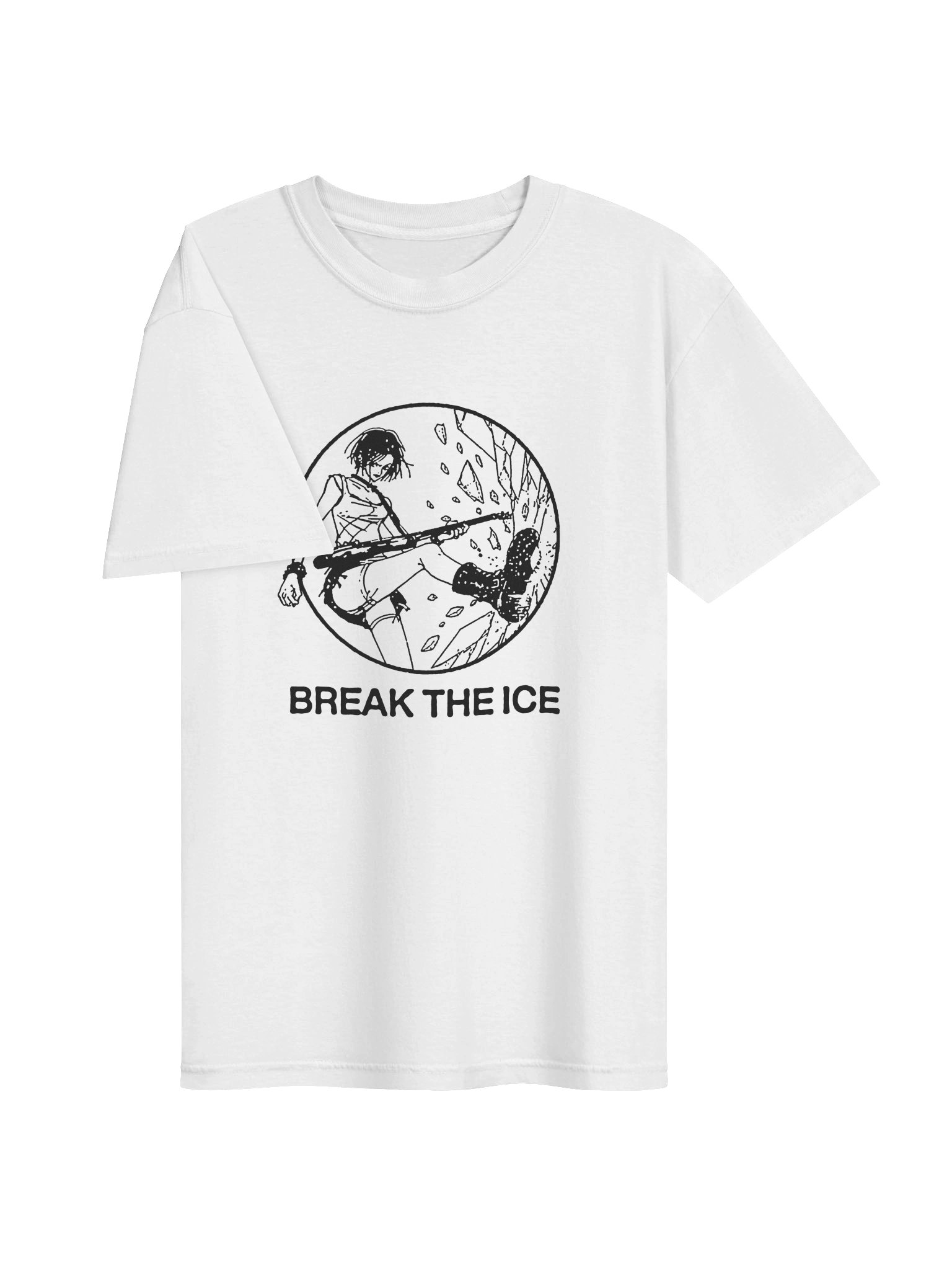 BREAK THE ICE ! T-shirt. white vers. product image (2)