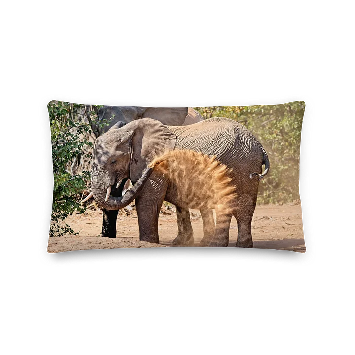 Savannah Soul: The Dual-Perspective Elephant Cushion (Limited Edition) product image (5)