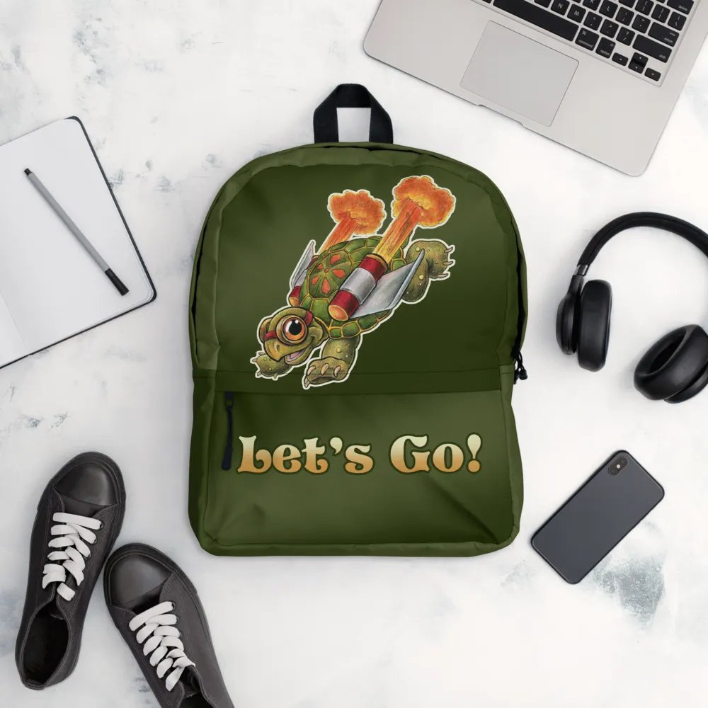 Jetpack Tortoise - SFA All-Over Backpack product image (10)