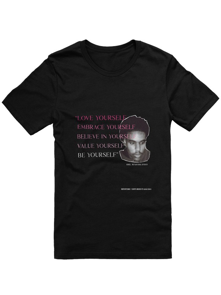 MOTIVATIONAL T-SHIRT - PINK LETTERS product image (1)