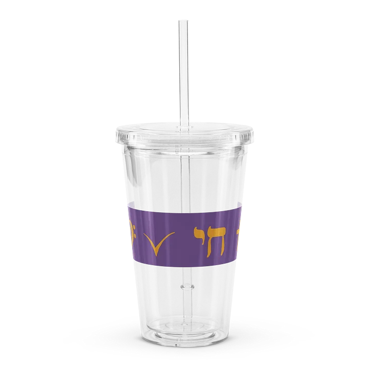 Mantra Double Wall Clear Plastic Tumbler (16oz) product image (1)