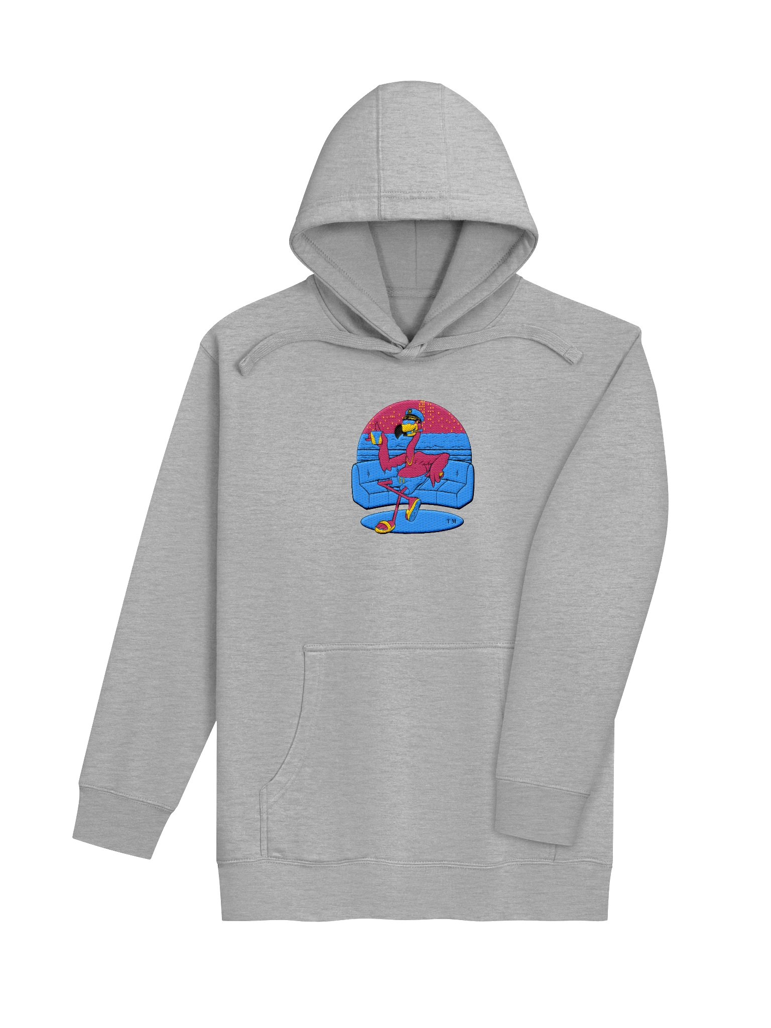 Flamingo Bliss Hoodie (Embroidered) product image (4)