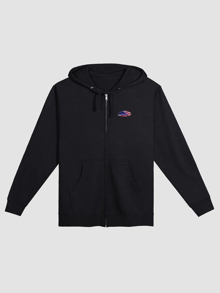 Patriotic Ford Script Zip-Up Hoodie product image (1)