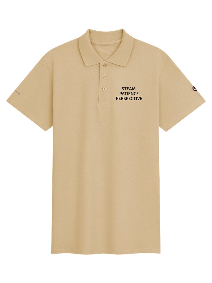 Steam. Patience. Perspective. - Classic Polo Shirt - Sand product image (1)