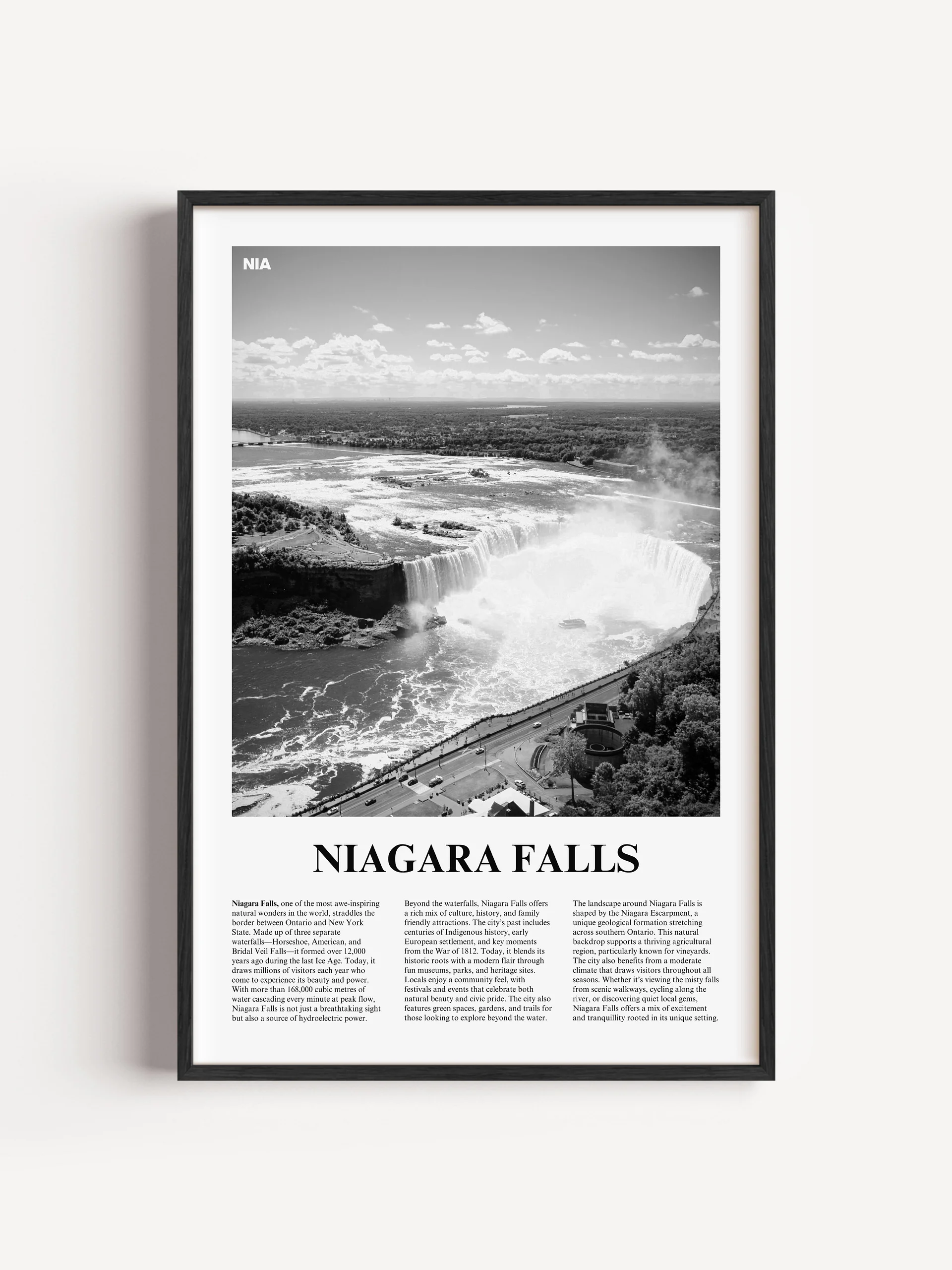Niagara Falls 02 Newspaper Poster product image (1)