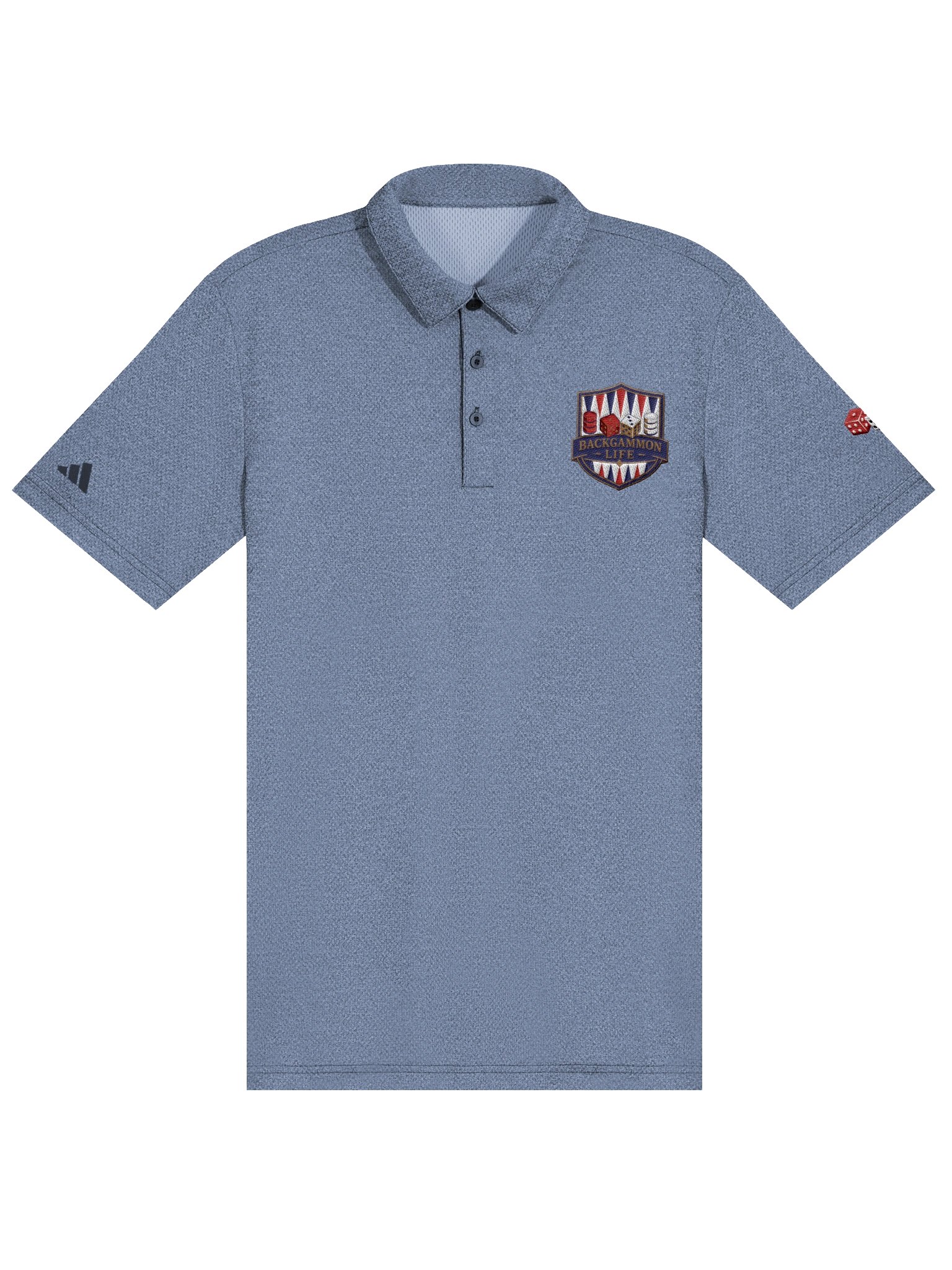Backgammon Life EmbroiPoloered Crest product image (1)
