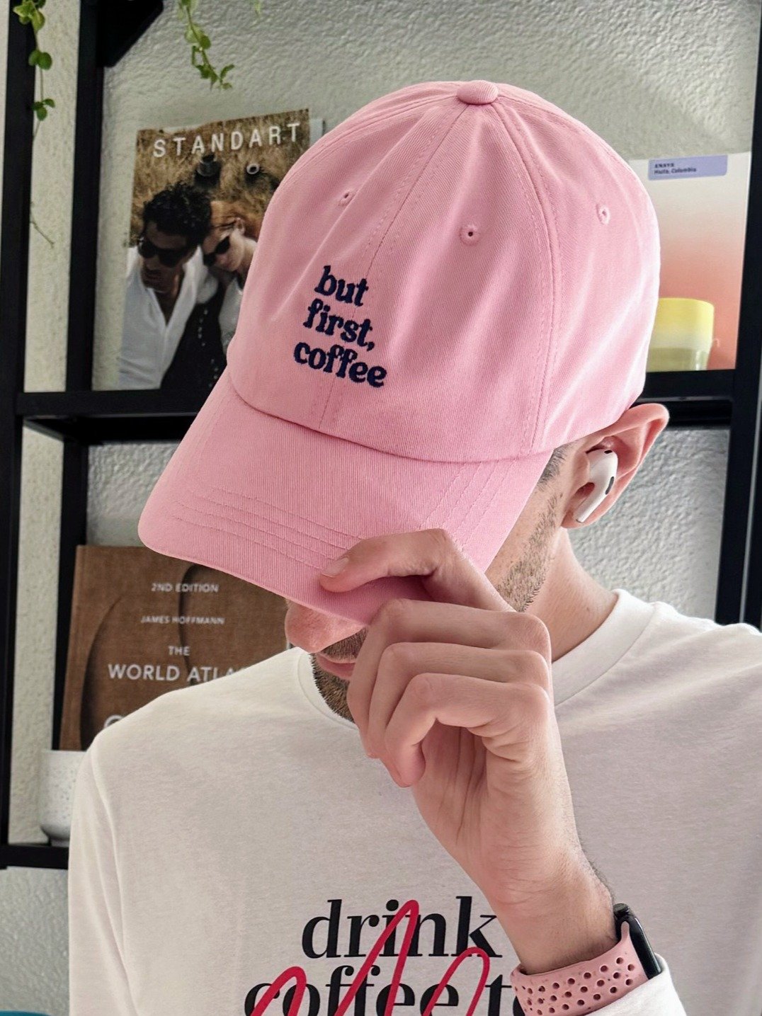 but first, coffee - Navy Cap product image (2)